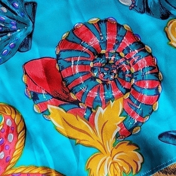 Sarah Spencer Vintage 90s Silk Turquoise Slip Dress Y2K - Picture 10 of 17